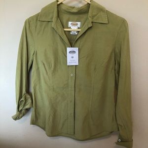 NWT Talbots soft corduroy shirt